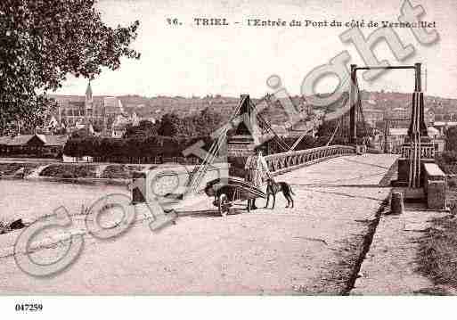 Ville de TRIELSURSEINE Carte postale ancienne