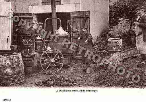 Ville de TRONSANGES Carte postale ancienne Ville de TRONSANGES Carte postale ancienne