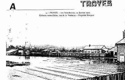 Ville de TROYES Carte postale ancienne