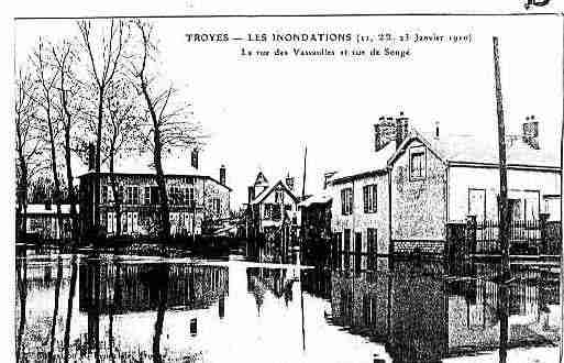 Ville de TROYES Carte postale ancienne