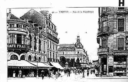 Ville de TROYES Carte postale ancienne