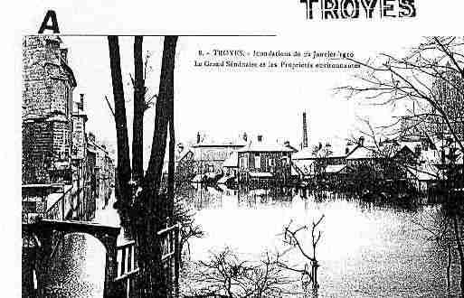 Ville de TROYES Carte postale ancienne