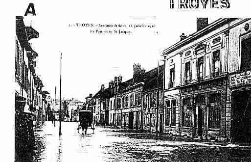 Ville de TROYES Carte postale ancienne