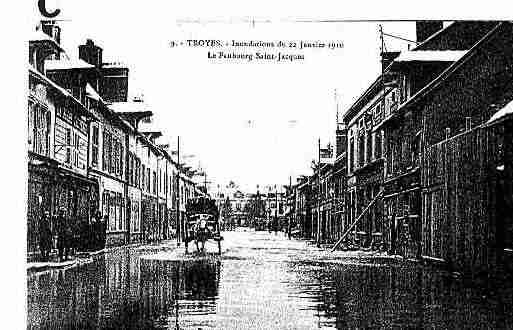 Ville de TROYES Carte postale ancienne