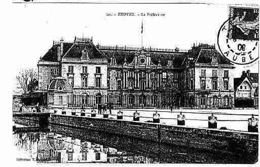 Ville de TROYES Carte postale ancienne