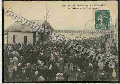 Ville de TURBALLE(LA) Carte postale ancienne