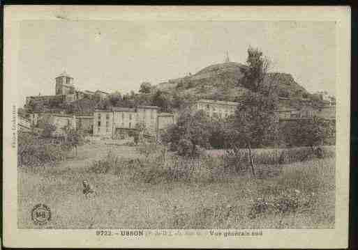 Ville de USSON Carte postale ancienne