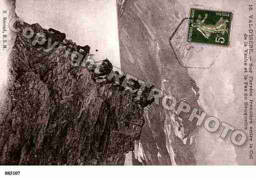 Ville de VALD\'ISERE Carte postale ancienne