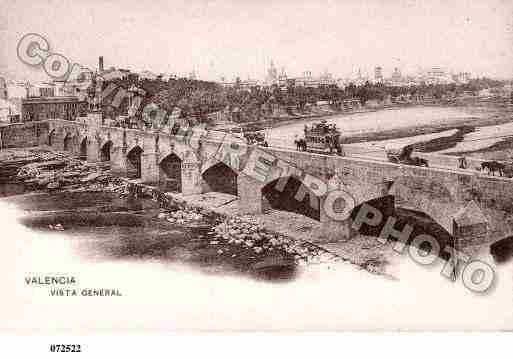 Ville de VALENCIA Carte postale ancienne Ville de VALENCIA Carte postale ancienne