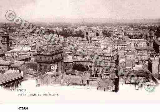 Ville de VALENCIA Carte postale ancienne Ville de VALENCIA Carte postale ancienne