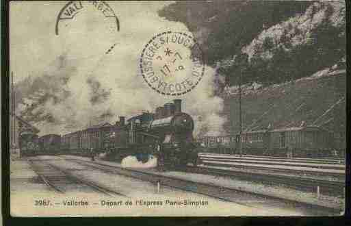 Ville de VALLORBE Carte postale ancienne Ville de VALLORBE Carte postale ancienne