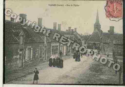 Ville de VANNESSURCOSSON Carte postale ancienne