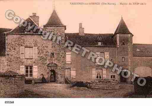Ville de VARENNESSURAMANCE Carte postale ancienne Ville de VARENNESSURAMANCE Carte postale ancienne
