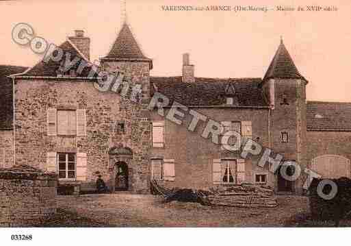 Ville de VARENNESSURAMANCE Carte postale ancienne