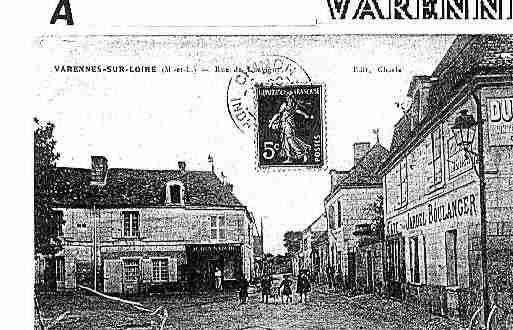 Ville de VARENNESSURLOIRE Carte postale ancienne