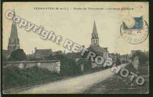 Ville de VERNANTES Carte postale ancienne