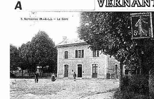 Ville de VERNANTES Carte postale ancienne