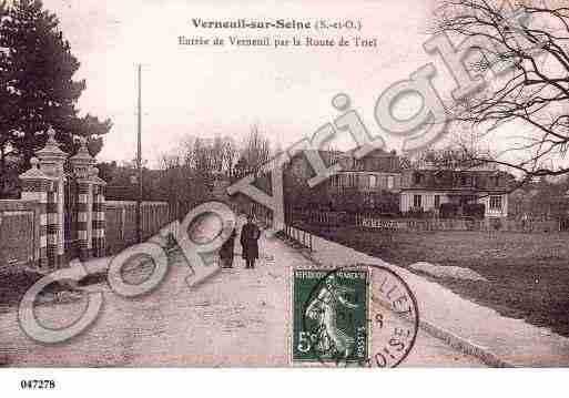 Ville de VERNEUILSURSEINE Carte postale ancienne