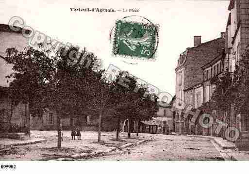 Ville de VERTEUILD\\\'AGENAIS Carte postale ancienne