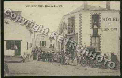 Ville de VIEILLEVIGNE Carte postale ancienne