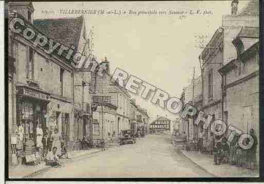 Ville de VILLEBERNIER Carte postale ancienne