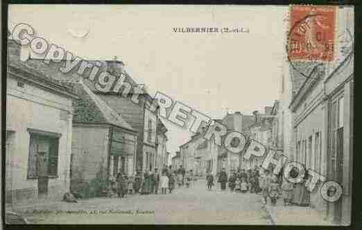 Ville de VILLEBERNIER Carte postale ancienne