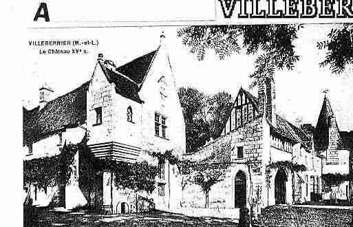 Ville de VILLEBERNIER Carte postale ancienne