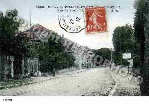 Ville de VILLED\'AVRAY Carte postale ancienne