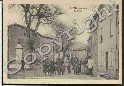 Ville de VILLEMAGNE Carte postale ancienne