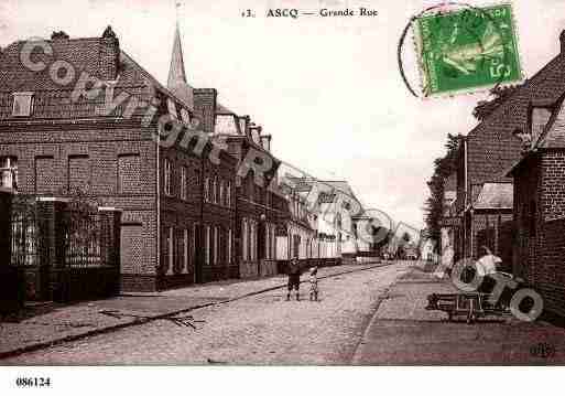 Ville de VILLENEUVED\'ASQ Carte postale ancienne