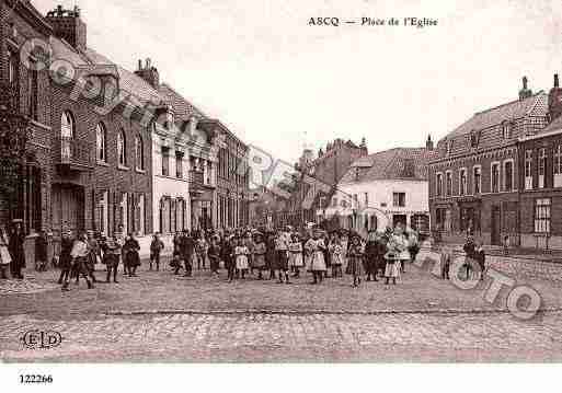 Ville de VILLENEUVED\'ASQ Carte postale ancienne