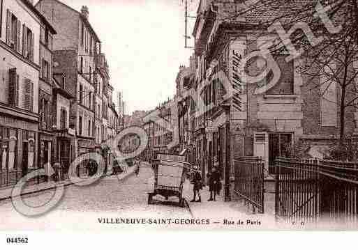 Ville de VILLENEUVESAINTGEORGES Carte postale ancienne