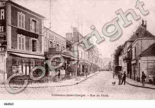 Ville de VILLENEUVESAINTGEORGES Carte postale ancienne