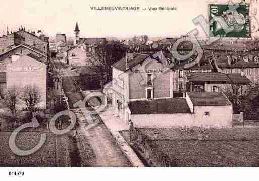 Ville de VILLENEUVESAINTGEORGES Carte postale ancienne