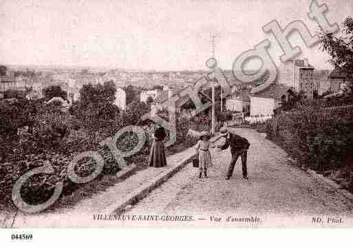 Ville de VILLENEUVESAINTGEORGES Carte postale ancienne