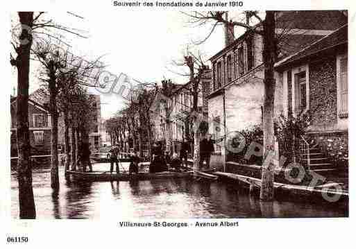 Ville de VILLENEUVESAINTGEORGES Carte postale ancienne