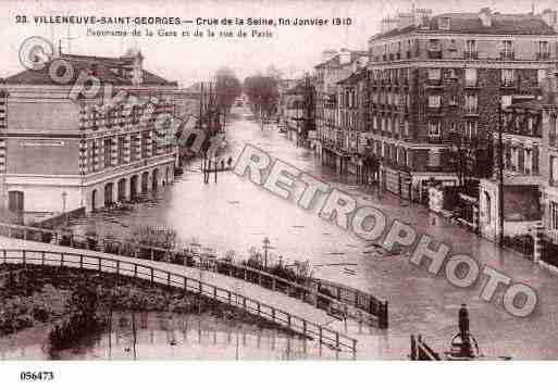 Ville de VILLENEUVESAINTGEORGES Carte postale ancienne