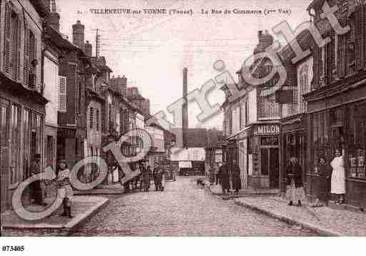 Ville de VILLENEUVESURYONNE Carte postale ancienne