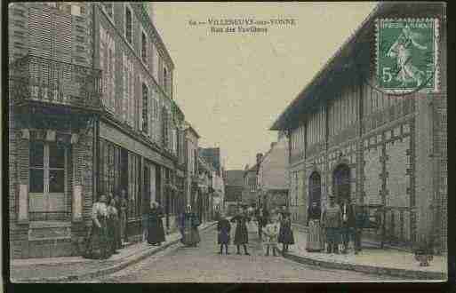 Ville de VILLENEUVESURYONNE Carte postale ancienne