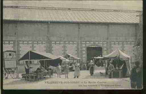 Ville de VILLENEUVESURYONNE Carte postale ancienne