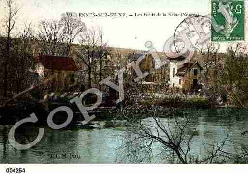 Ville de VILLENNESSURSEINE Carte postale ancienne