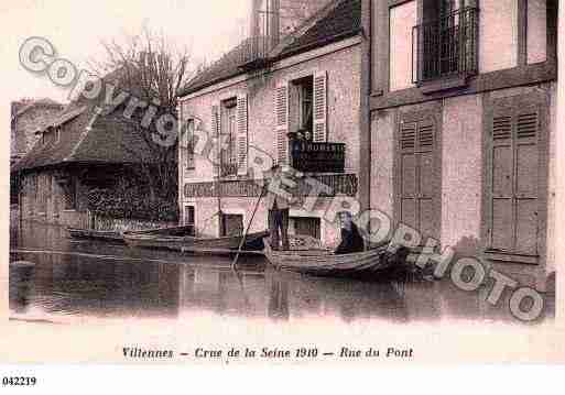 Ville de VILLENNESSURSEINE Carte postale ancienne