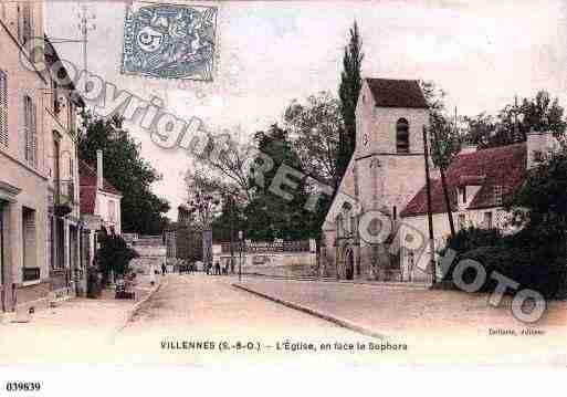 Ville de VILLENNESSURSEINE Carte postale ancienne