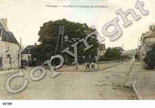 Ville de VILLENNESSURSEINE Carte postale ancienne