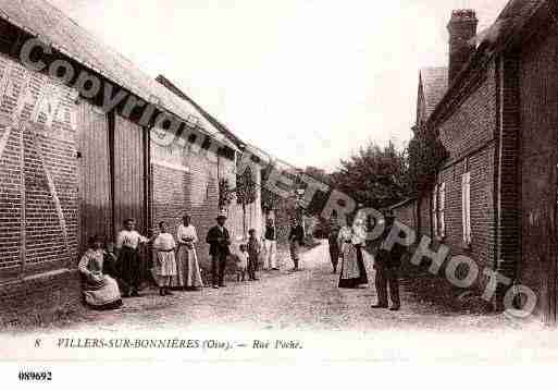 Ville de VILLERSSURBONNIERES Carte postale ancienne