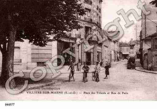 Ville de VILLIERSSURMARNE Carte postale ancienne