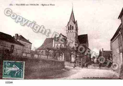 Ville de VILLIERSSURTHOLON Carte postale ancienne