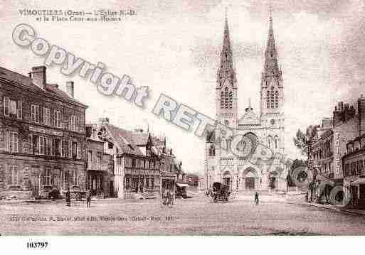 Ville de VIMOUTIERS Carte postale ancienne