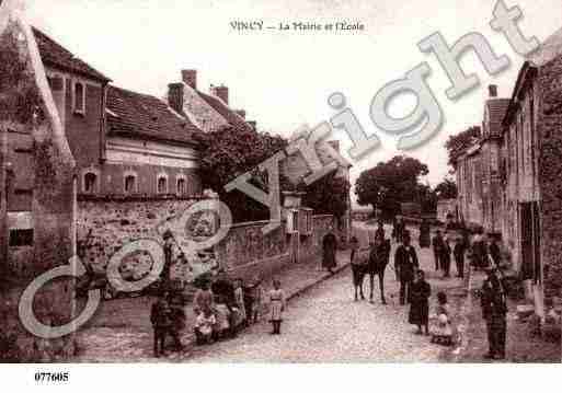 Ville de VINCYMANOEUVRE Carte postale ancienne