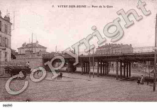 Ville de VITRYSURSEINE Carte postale ancienne